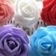 Artificial Foam Rose Real Touch Flowers For Wedding Bridal Bouquet  Table Centerpiece Home Decor Wholesale Lot 3"