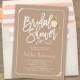 Printable Bridal Shower Invitation - GARDEN BLOOM - with Bonus Printable Envelope Liner