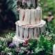 Romantic Enchanted Forest Wedding Cake