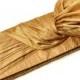 Bridal Clutch in gold // Bridesmaid Clutch in gold silk // Wedding bag // The KNOT Clutch bag