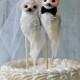 Owls wedding cake topper-Barn owls cake topper-Rustic cake topper-Rustic wedding-OWLS-snow owls