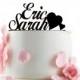 Custom Wedding Cake Topper - Personalized Monogram Cake Topper -Bride & Groom-  Cake Decor - Anniversary