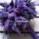 GOTHIC GODDESS Wedding Bouquet  Feathers And Organza