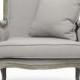 Annabelle Chair W/Grey Linen Rentals 