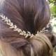 Gold Leaf Headpieces , Bridal Headpieces, Wedding Tiaras, Wedding Headpieces, Hair Accessories