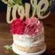 Love Cake Topper, Anniversary Cake Topper, Bridal Shower Cake Topper, Cake Topper Wedding, Valentine's Day Cake Topper, Personalized Custom