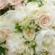 Cream And Champange Wedding Flowers With Sahara Roses