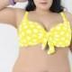 Yellow With White Dot Printing Plus Size Sexy Womens Bikini Lidyy1605241046