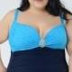 Blue One-Pieces Plus Size Sexy Womens Swimsuit Lidyy1605241039