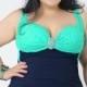 Lake Green One-Pieces Plus Size Sexy Womens Swimsuit Lidyy1605241038
