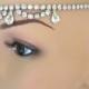 Art Deco Headpiece Great Gatsby Crystal Headband 1920s Bridal Accessories Rhinestones Tikka Upcycled Vintage Diamante Hairband Wedding