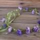 Boho Hippie Bridal Headpiece Purple flower Crown Wedding Hair Accessories Headwreath Coachella Renaissance Hair Wreath Ready ship