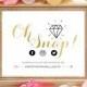 Oh Snap Wedding Sign, Faux Gold Foil Wedding Sign, Instagram Wedding Sign, Diamond wedding sign, gold wedding sign, Wedding Sign