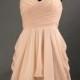 Sweetheart Mini Bridesmaid Dress, A-line Short Mint Chiffon Bridesmaid Dress