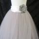 Wedding skirt, Flower Girl Tutu skirt, Photo prop, Sewn Skirt, Custom Orders Welcome, Wedding Formal baby, toddler