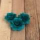 150  Pcs Teal Birch Wood Roses for Weddings, Home Decorations, Scrapbooking and Floral Arrangements