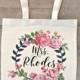 Personalized Mrs. Tote Bag