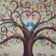 Wedding Guestbook Thumbprint Tree Canvas.....18 X 24......165- 185 Guests