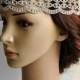 Glamour Rhinestone flapper Gatsby Headband, Wedding Headband, Crystal Headband, Wedding Headpiece, Bridal Headpiece, 1920s Flapper headband