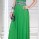Beaded Green Gown