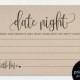 Date Night Cards, Date Night Ideas, Date Jar, Wedding Advice Card, Marriage Advice, Wedding Advice Template, PDF Instant Download 