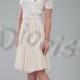 Ivory Lace Bridesmaid Dress Prom ivory Chiffon Dress Evening Dress  ivory Dress Formal party.