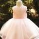 Flower Girl Dress with Beautiful Lace Top,Newborn Tutu,Baby Pageant Dress,Toddler glitz pageant dress, PD018-1