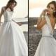 Charming A Line Wedding Dresses 2016 Sheer Scoop Neckline Sexy Backless Lace Bodice Beaded Crystal Belt Chapel Train Beach Bridal Gowns Online with $107.79/Piece on Hjklp88's Store 