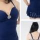 Dark Blue Print Two-Pieces Plus Size Sexy Womens Swimsuit With Skirt Lidyy1605241030