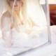 Weddings Bridal Accessories Veil, Double Layered Waistline Veil - blusher veil, clean cut edge, tulle, elbow length