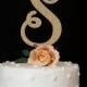 Custom Monogram Wedding Cake Topper