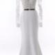 Elegant Appliqued Long Sleeve Floor-Length Wedding Dress