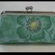 Mint Green Bridesmaid Clutch Sky Poppies Handbag