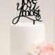Love You Most Wedding Cake Topper - Bridal Shower Cake Topper
