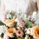 Blush And Yellow Bridal Bouquet 