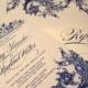 Wedding Invitation Duchess Collection - Invitation Reply and Royal Lined Envelope