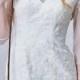 IS058 Elegant inexpensive Illusion sleeved mermaid wedding dresses