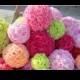10 pcs Rose Flower Ball  Wedding decoratin Pomander Kissing Ball Muti-colors Multi-sizes (GA, USA)