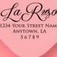 Personalized Self Inking Return Address Stamp - Custom Rubber Stamp R318