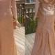 Cowl back dress, rose gold sequin bridesmaid dress, rose gold sequin dress