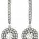 1 Carat Forever One Moissanite & Diamond Dangle Earrings - Moissanite Earrings for Women 14k