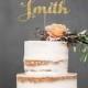 Wedding Cake Toppers with Last Names, Personalized Cake Toppers, Elegant Custom Wedding Cake Toppers, Engagement Gift