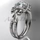 platinum diamond unique engagement ring,wedding ring ADER155