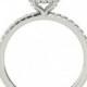 2 Carat Forever One Moissanite & Diamond Side Halo Engagement Ring - Wedding - Moissanite Engagement Rings For Women - Anniversary Rings
