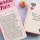 Ladies Bachelorette Dare To Do IT a birthday PARTY game ZH025