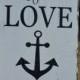 Beach Wedding Sign Anchor Decor Wedding Gift Idea Faith Hope Love Soul Verse Engaged Nautical Anchors Religious Scripture Rustic Wood Signs