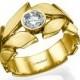 Diamond solitaire ring, Diamond Ring, Leaves  Engagement Ring, yellow Gold Ring, Solitaire ring, Wedding Ring, Leaf Ring, band ring, 14K 18K