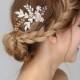 Luana Bohemian Bridal Hair Comb, Grecian Hair Comb, Leafs Hair comb, crystals hair comb, branch hair comb, boho hair comb