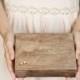 Personalized wedding ring box. Rustic wooden ring box. Wedding ring holder. Delicate & romantic ring box. Unique handwritten personalization