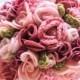 Keepsake Bouquet - Pink and Blush Crochet and Felt Wedding Bouquet